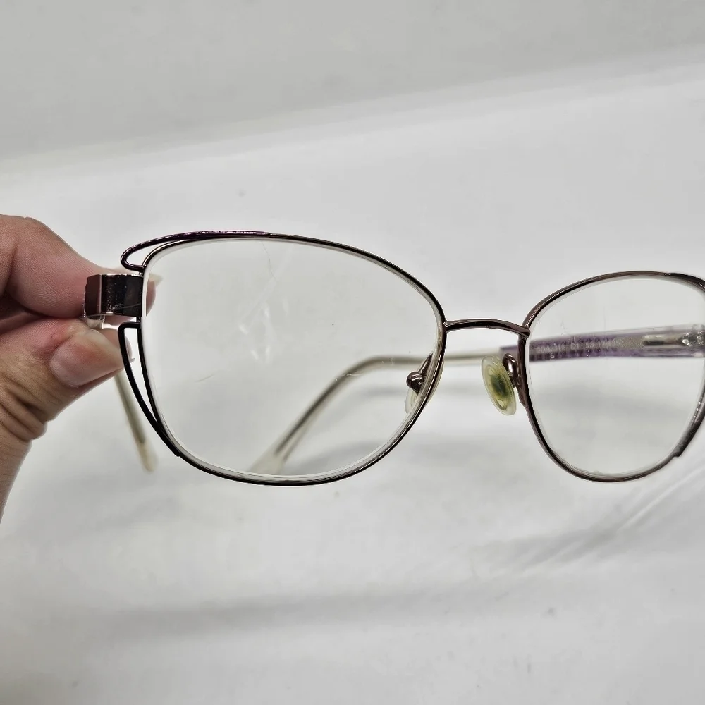 Cote d'Azur CDA-311 eyeglasses Rose Gold and Plum FOR FRAMES